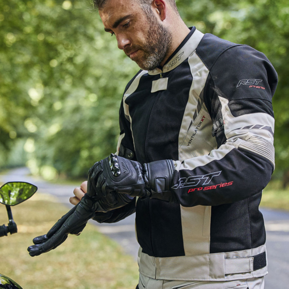 RST Pro Series Ventilator XT CE Textile Jacket Silver / Black