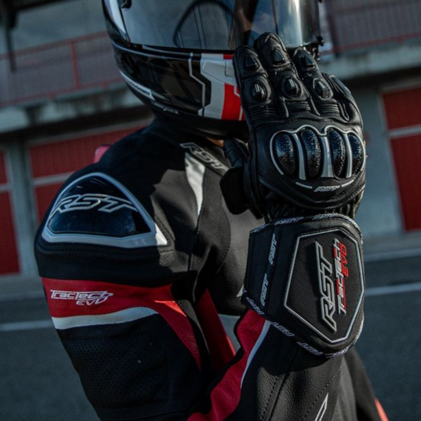 RST Tractech Evo 4 CE Gloves Black / Black / Black