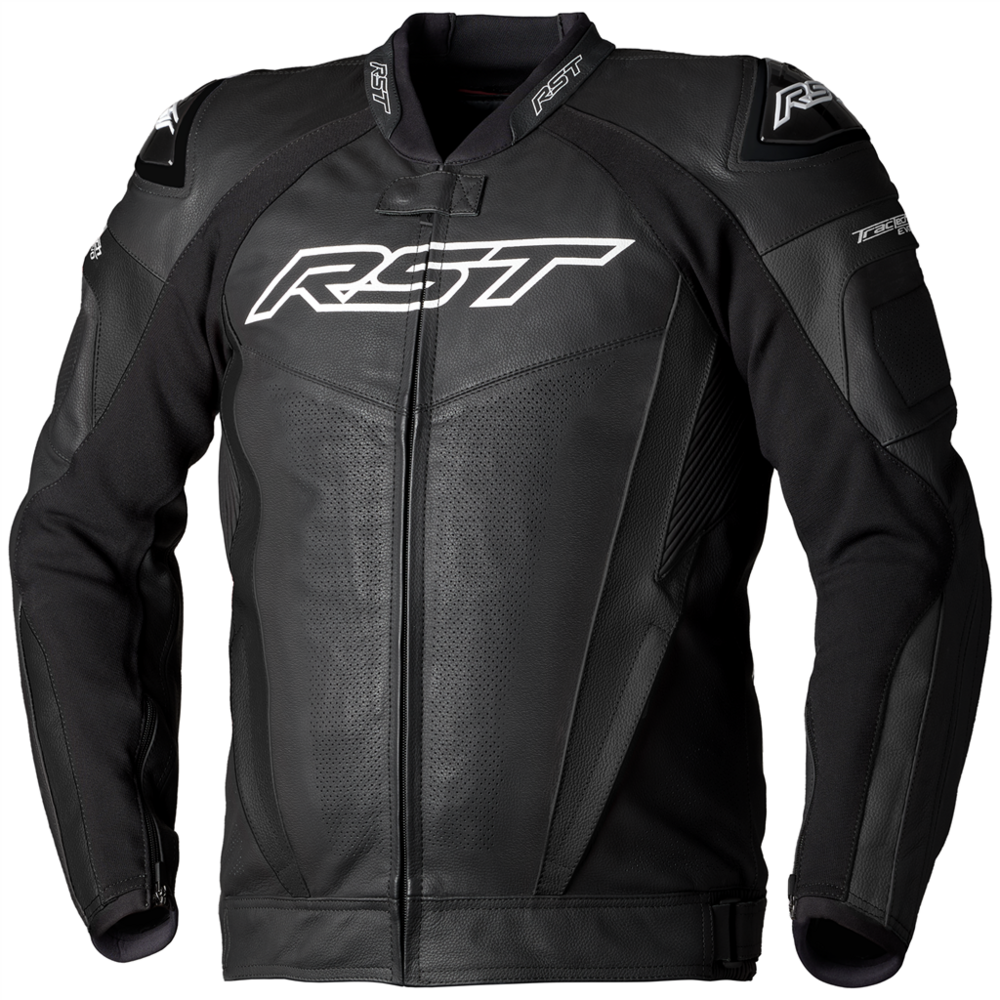 RST Tractech Evo 5 CE Leather Jacket Black / Black / Black