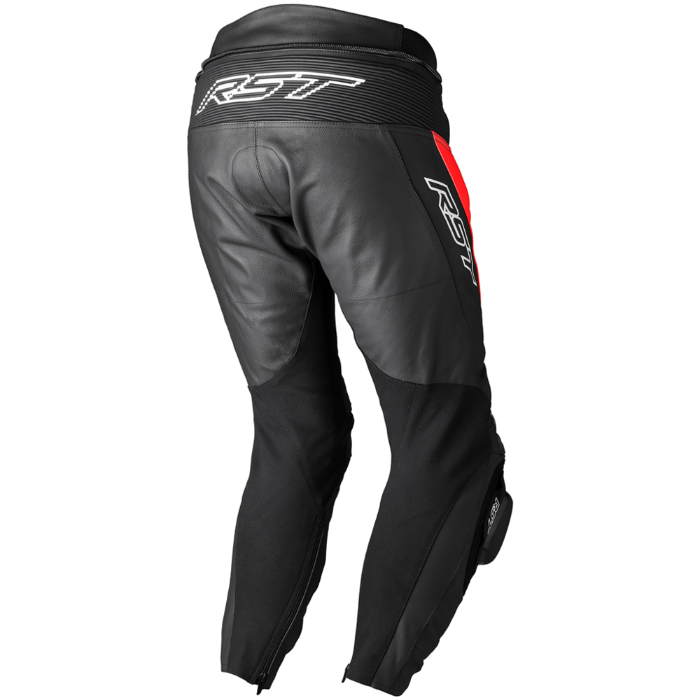RST Tractech Evo 5 CE Leather Trousers Red / Black / White