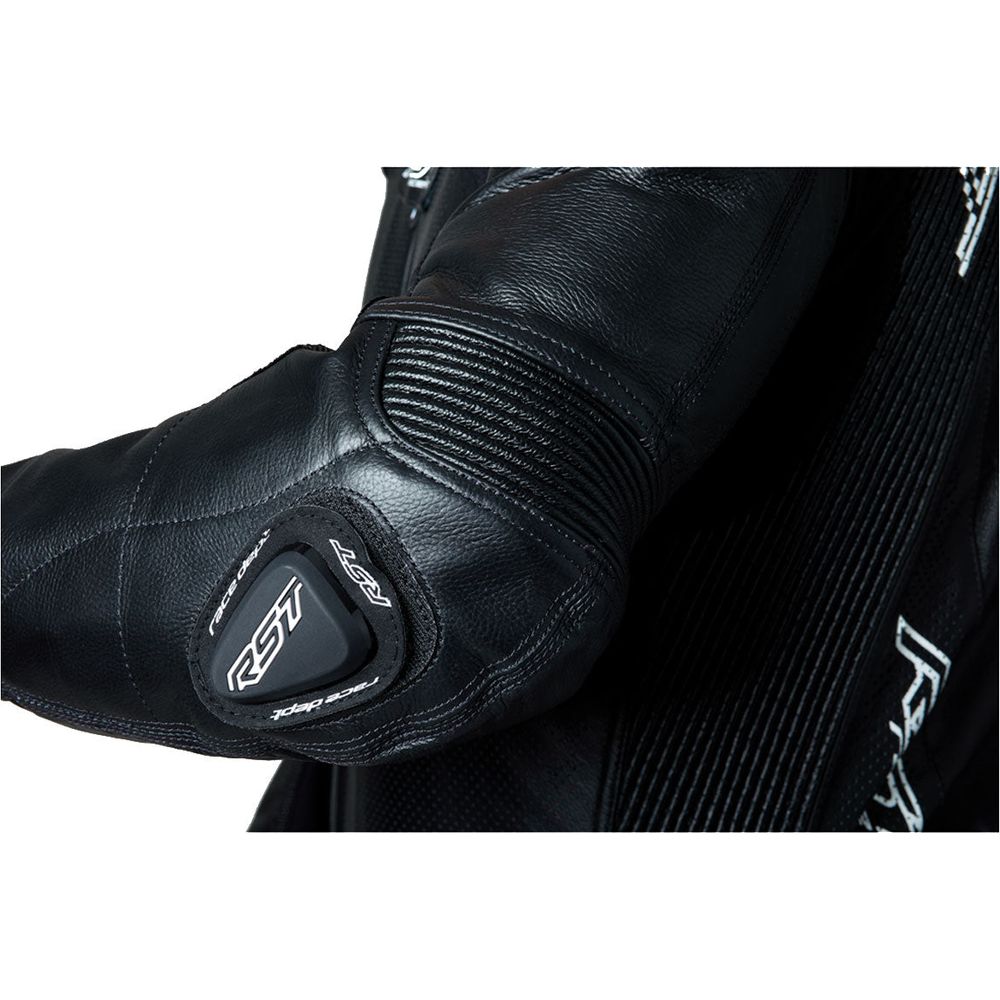 RST V4.1 Evo Kangaroo Airbag One Piece Leather Suit Black / Black