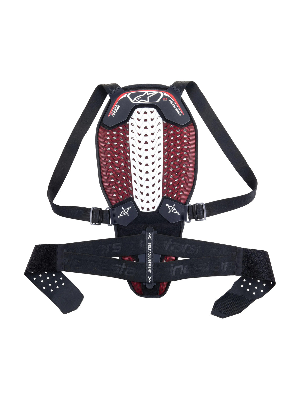 Alpinestars Nucleon Plasma Back Protector With Strap Black / White / Red