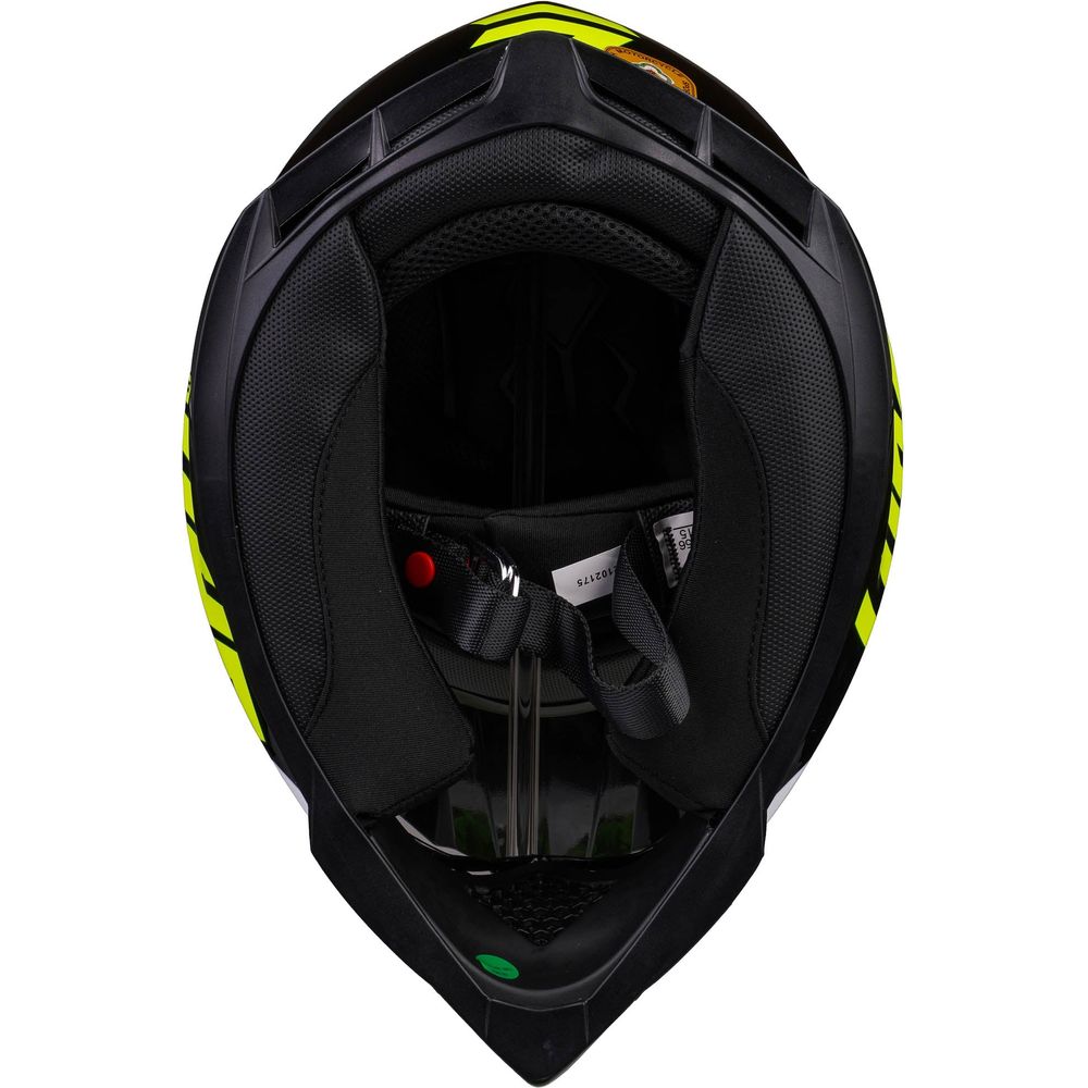 Shot Pulse MX Helmet Revenge Black / Neon Yellow / Glossy White FREE 1 YEAR Returns, FREE UK Delivery | ThrottleChimp