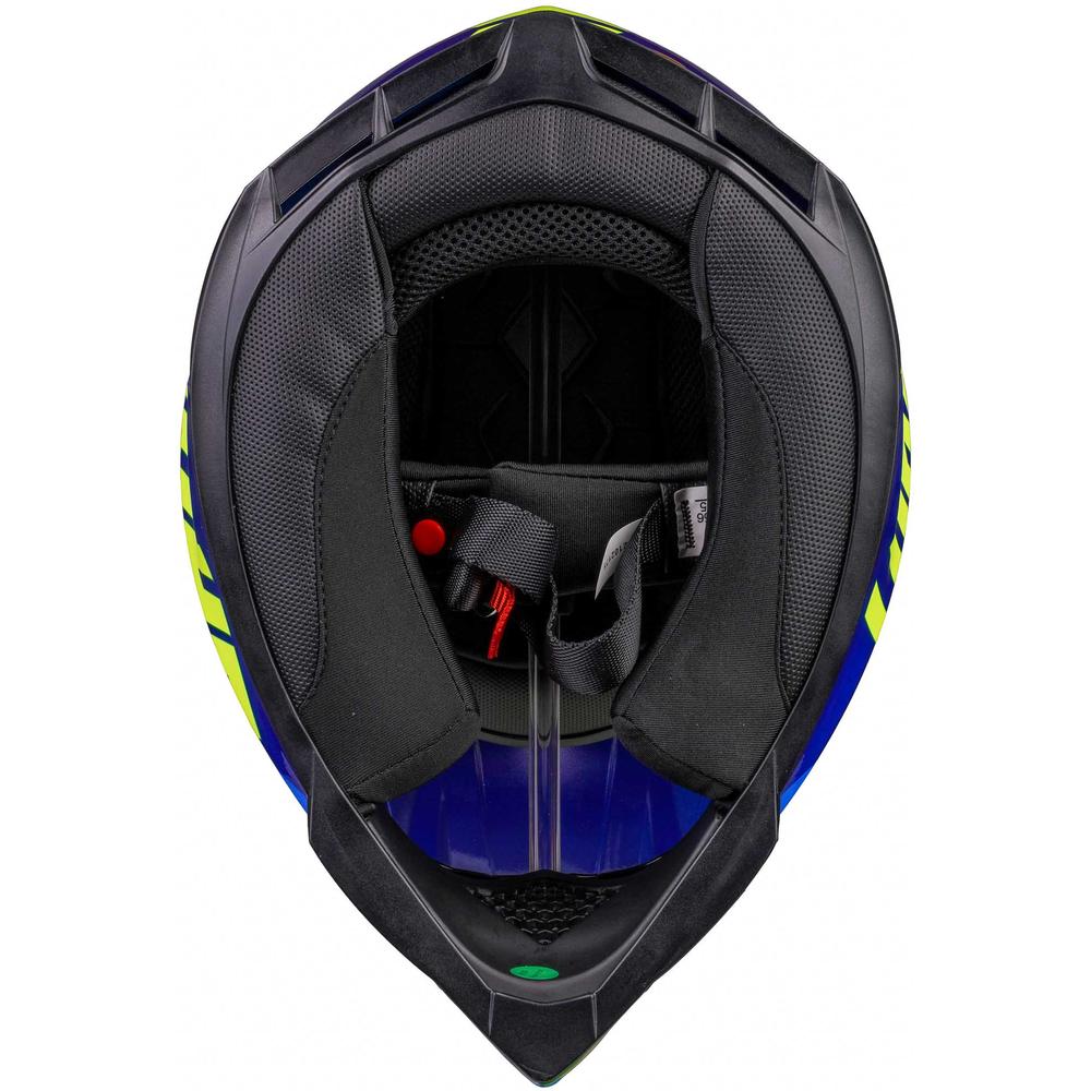 Shot Pulse MX Helmet Revenge Navy / Neon Yellow / Glossy Blue FREE 1 YEAR Returns, FREE UK Delivery | ThrottleChimp