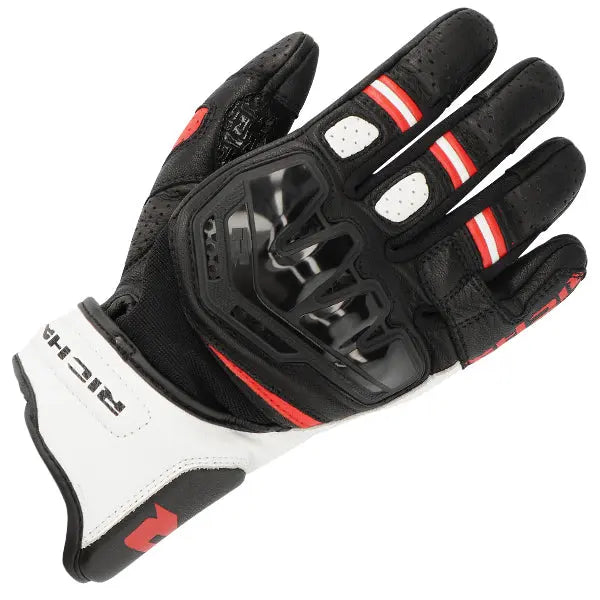 Richa Stradale Stealth Short Gloves Black / White / Red