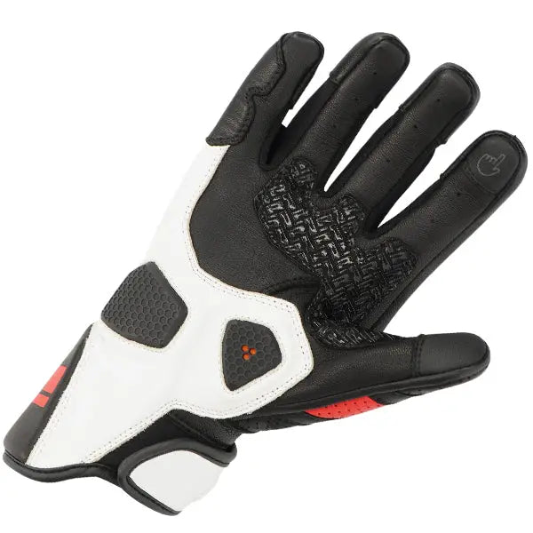 Richa Stradale Stealth Short Gloves Black / White / Red