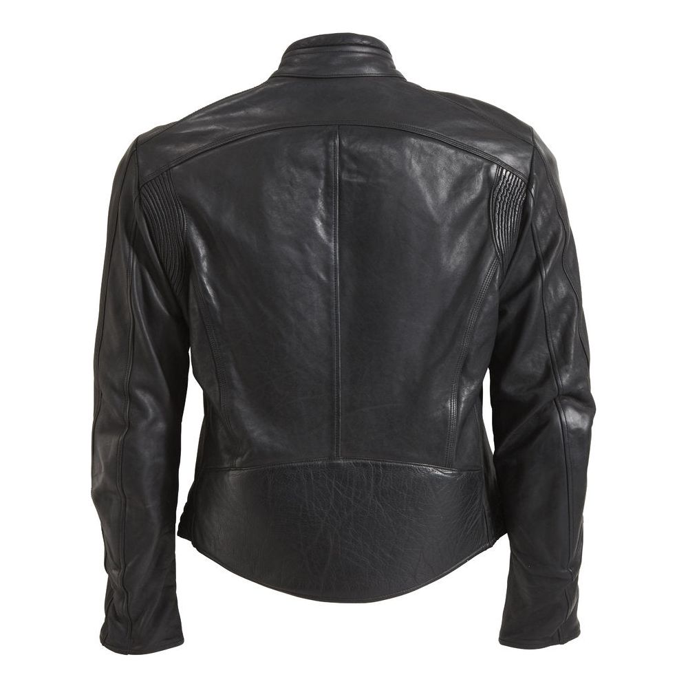 Rokker Street Leather Jacket Black FREE 1 YEAR Returns, FREE UK Delivery | ThrottleChimp