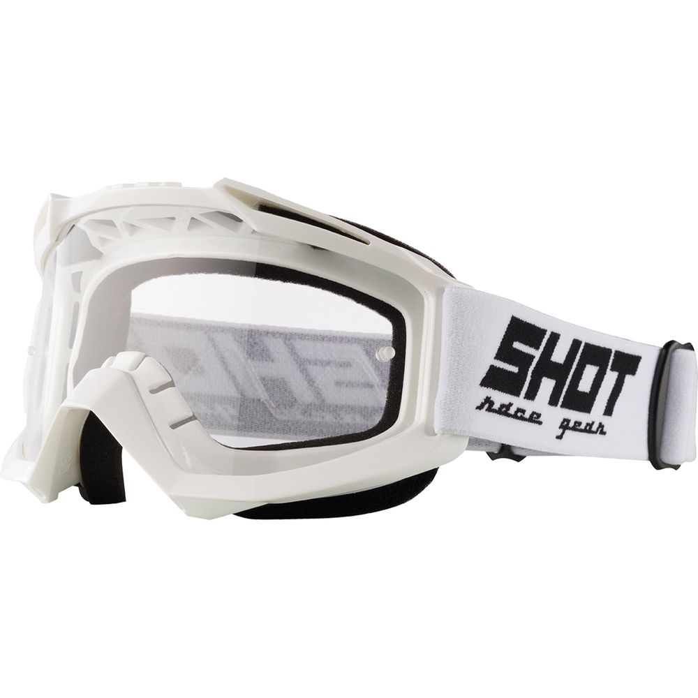 Shot Assault Goggles Glossy White FREE 1 YEAR Returns, FREE UK Delivery | ThrottleChimp