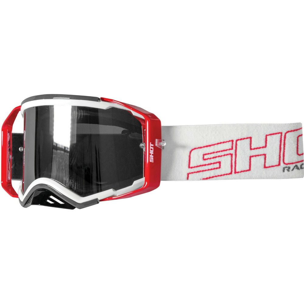 Shot Lite MX Goggles Grey / Gloss Red Grey / Gloss Red FREE 1 YEAR Returns, FREE UK Delivery | ThrottleChimp