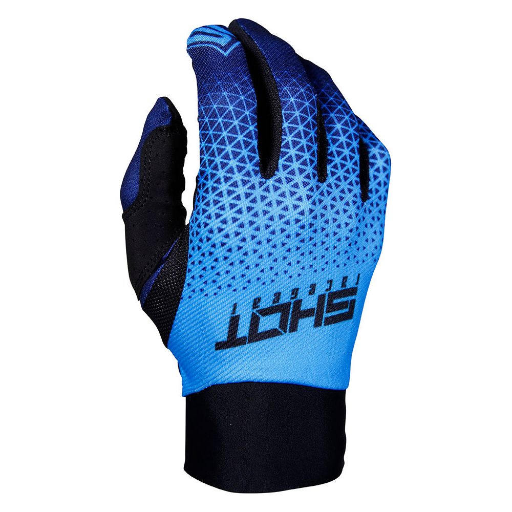 Shot Aerolite Delta Gloves Blue / Neon Orange FREE 1 YEAR Returns, FREE UK Delivery | ThrottleChimp