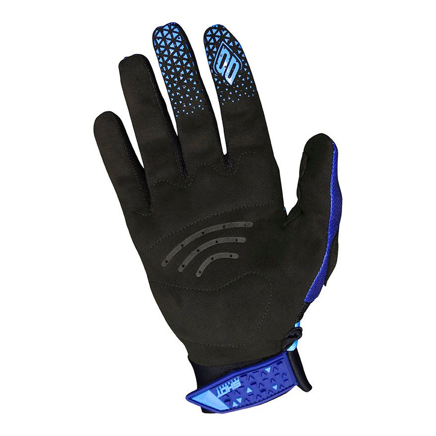 Shot Aerolite Delta Gloves Blue / Neon Orange FREE 1 YEAR Returns, FREE UK Delivery | ThrottleChimp