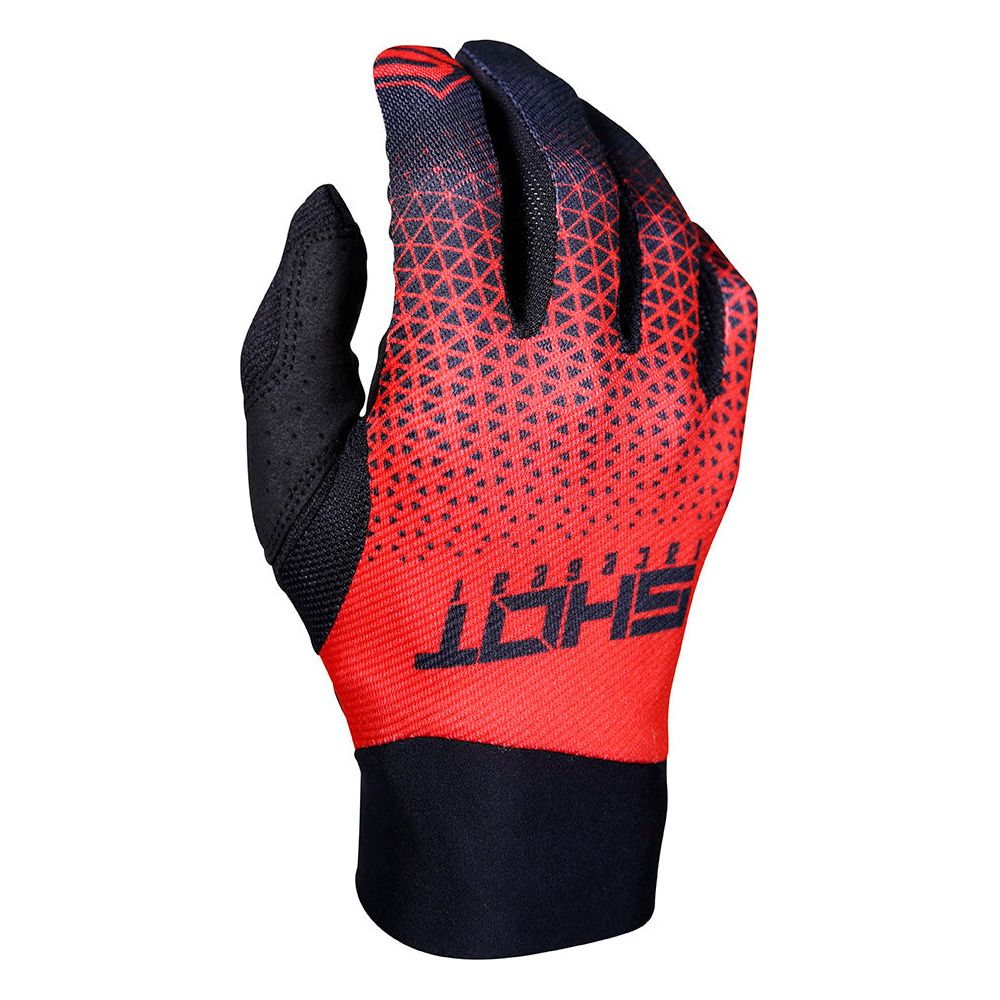 Shot Aerolite Delta Gloves Blue / Red FREE 1 YEAR Returns, FREE UK Delivery | ThrottleChimp