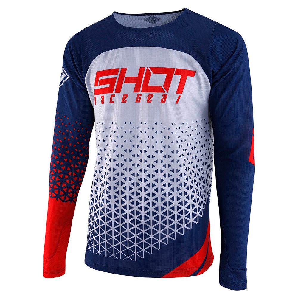 Shot Aerolite Delta MX Jersey Red FREE 1 YEAR Returns, FREE UK Delivery | ThrottleChimp