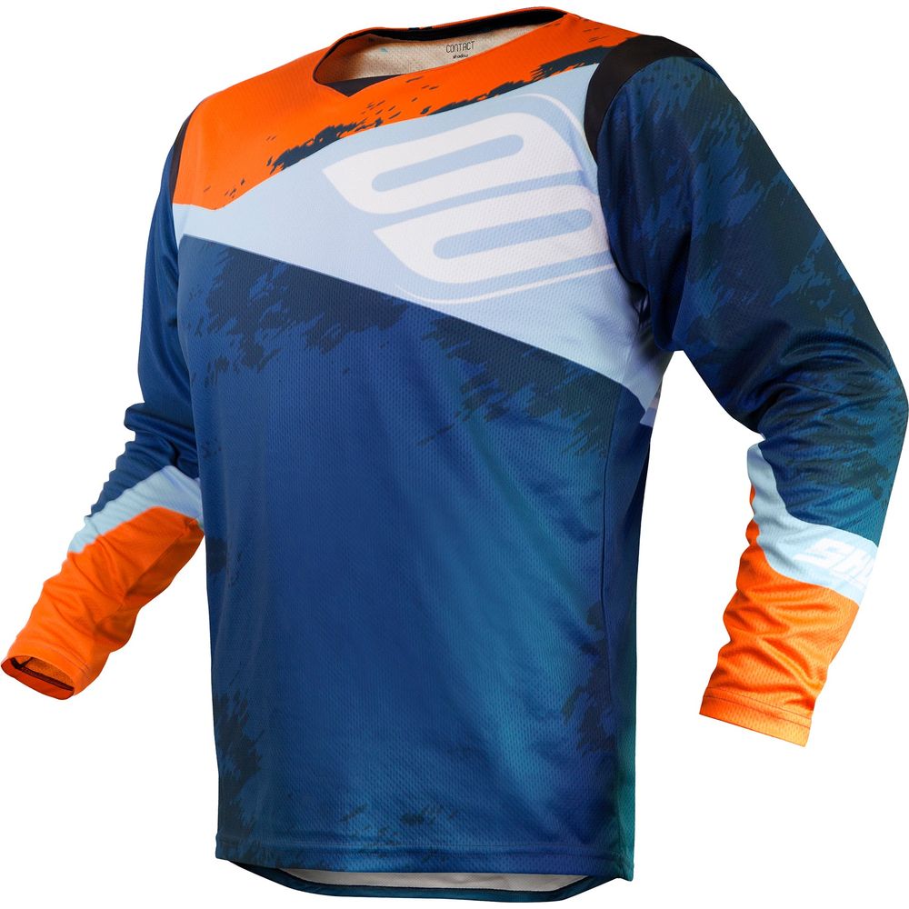 Shot Contact MX Jersey Shadow Blue / Orange FREE 1 YEAR Returns, FREE UK Delivery | ThrottleChimp