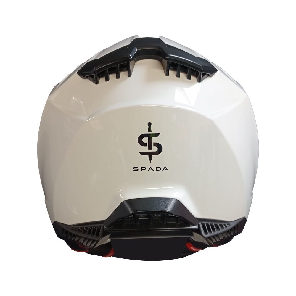 Spada SP18 Full Face Helmet White FREE 1 YEAR Returns, FREE UK Delivery | ThrottleChimp