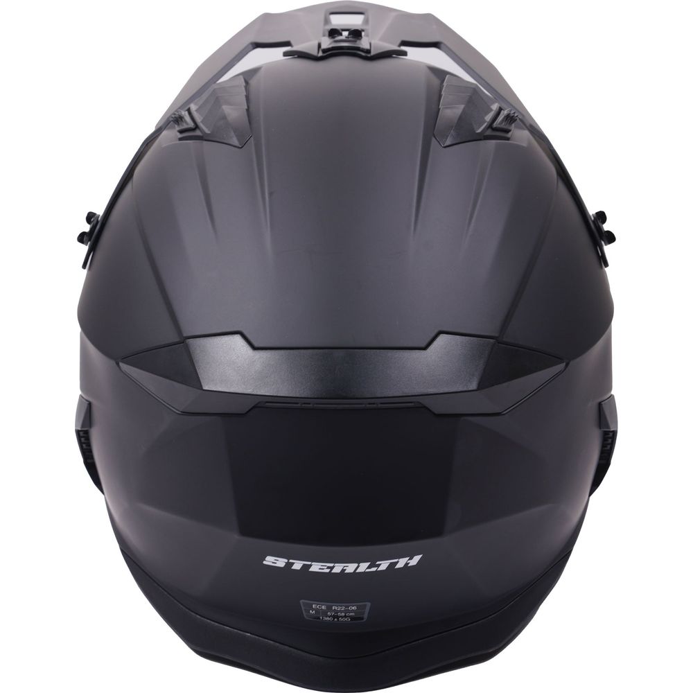 Stealth Fighter Multi Function Convertible Helmet Matt Black FREE 1 YEAR Returns, FREE UK Delivery | ThrottleChimp