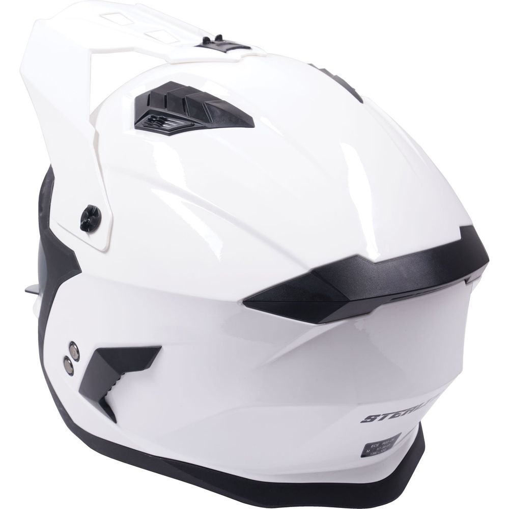 Stealth Fighter Multi Function Convertible Helmet Gloss White FREE 1 YEAR Returns, FREE UK Delivery | ThrottleChimp