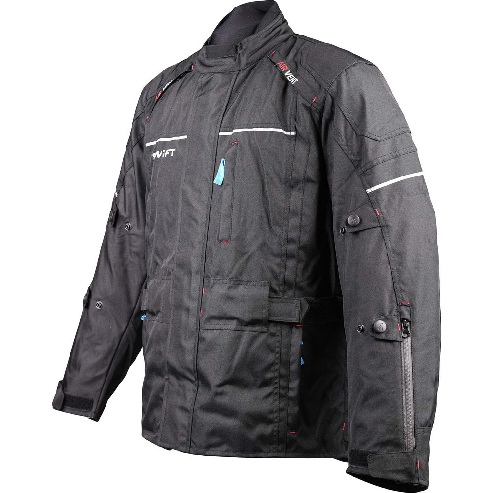 Swift S1 Textile Road Jacket Black FREE 1 YEAR Returns, FREE UK Delivery | ThrottleChimp