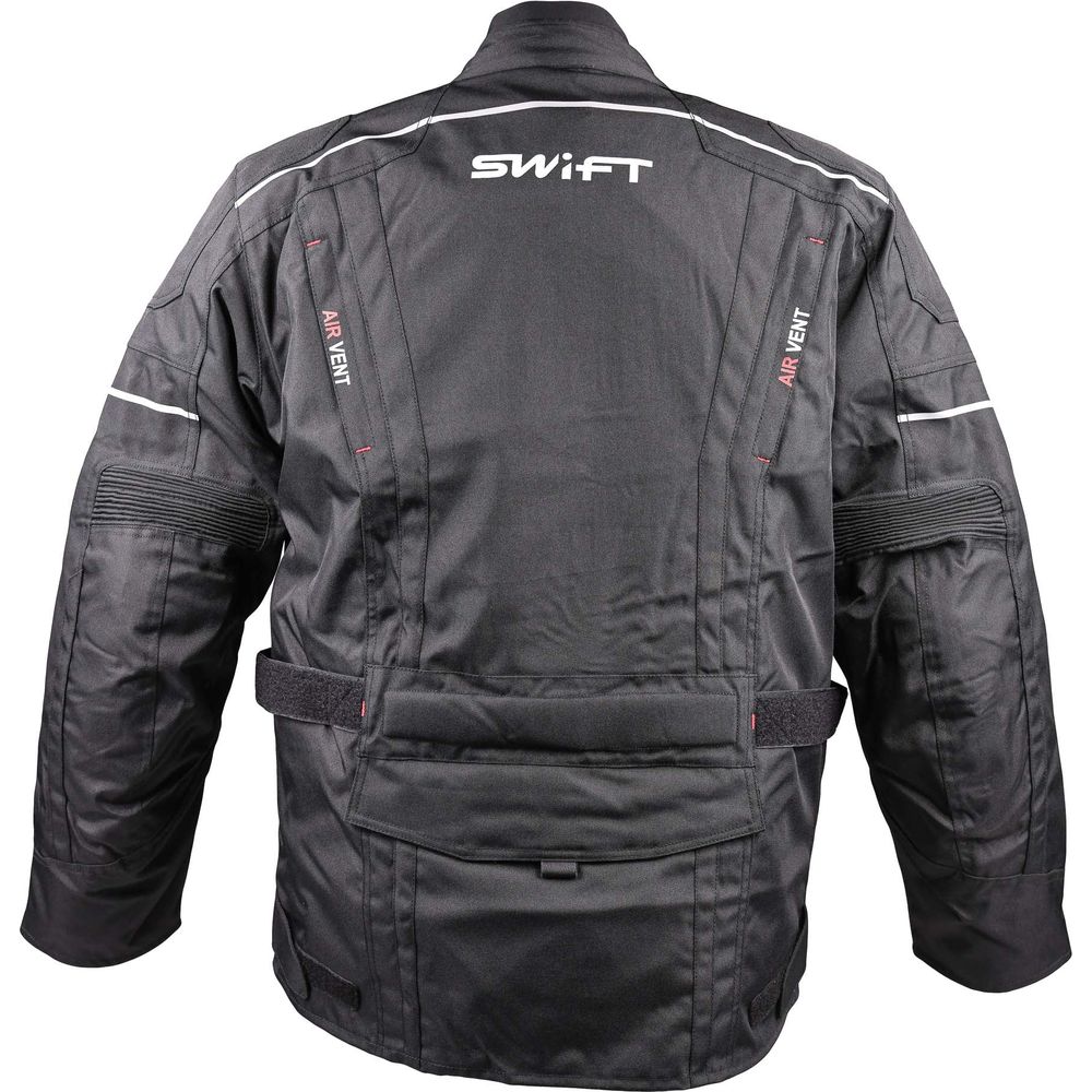 Swift S1 Textile Road Jacket Black FREE 1 YEAR Returns, FREE UK Delivery | ThrottleChimp