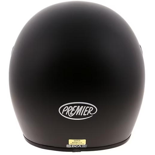 Premier Trophy U9 Full Face Helmet Matt Black FREE 1 YEAR Returns, FREE UK Delivery | ThrottleChimp