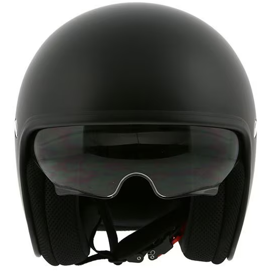 Premier Vintage U9 Open Face Helmet Matt Black FREE 1 YEAR Returns, FREE UK Delivery | ThrottleChimp