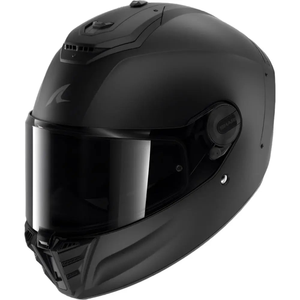 Shark Spartan RS Full Face Helmet Dark Shadow Matt Black / Anthracite FREE 1 YEAR Returns, FREE UK Delivery | ThrottleChimp