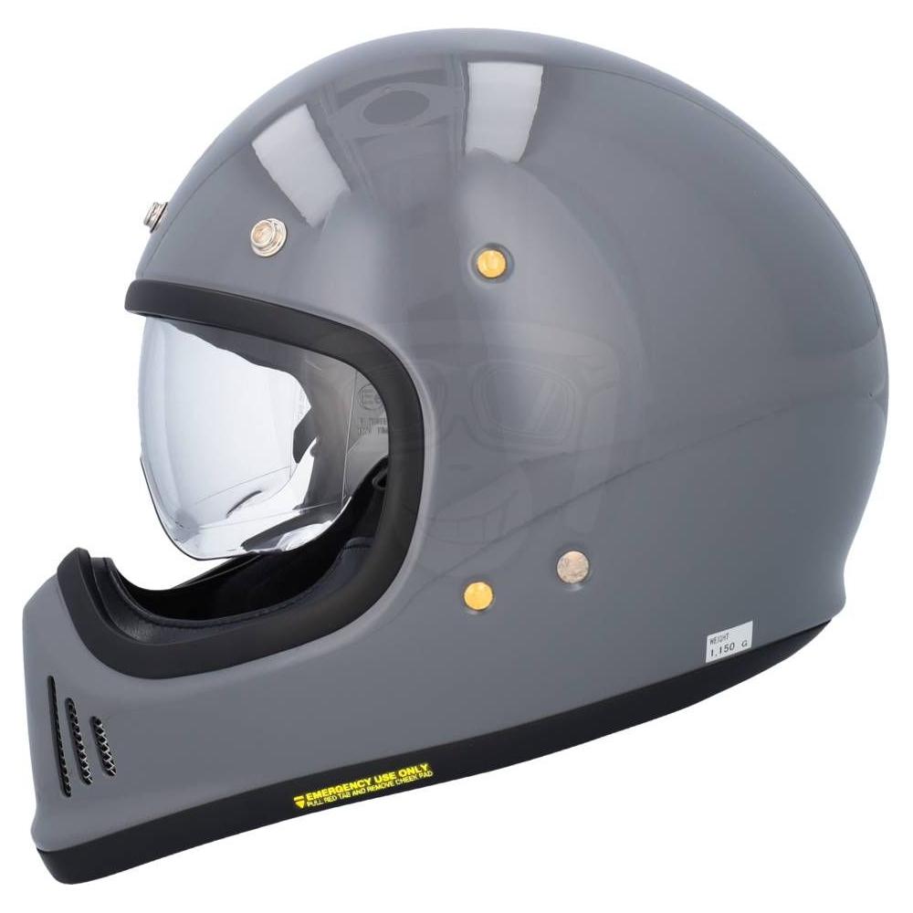 Shoei Ex-Zero Plain Basalt Grey