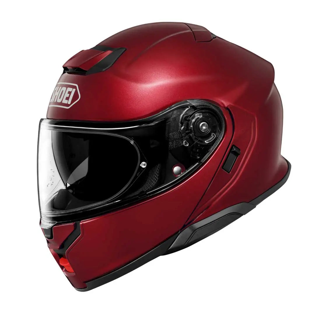 Shoei Neotec 3 Plain Garnet Metallic Red