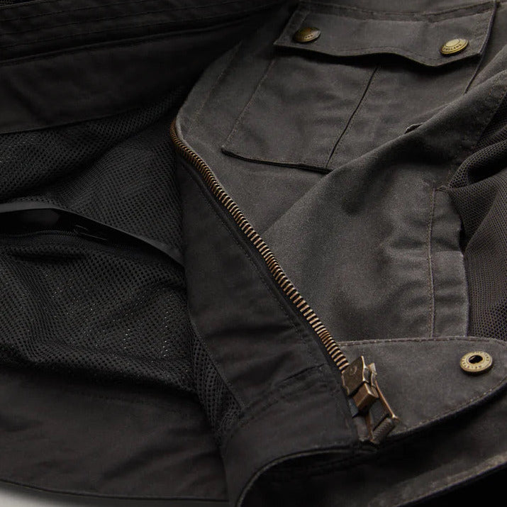 Belstaff Temple Technical Waxed Cotton Jacket Mahogany FREE 1 YEAR Returns, FREE UK Delivery | ThrottleChimp