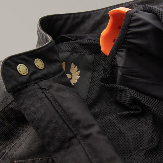 Belstaff Temple Technical Waxed Cotton Jacket Mahogany FREE 1 YEAR Returns, FREE UK Delivery | ThrottleChimp