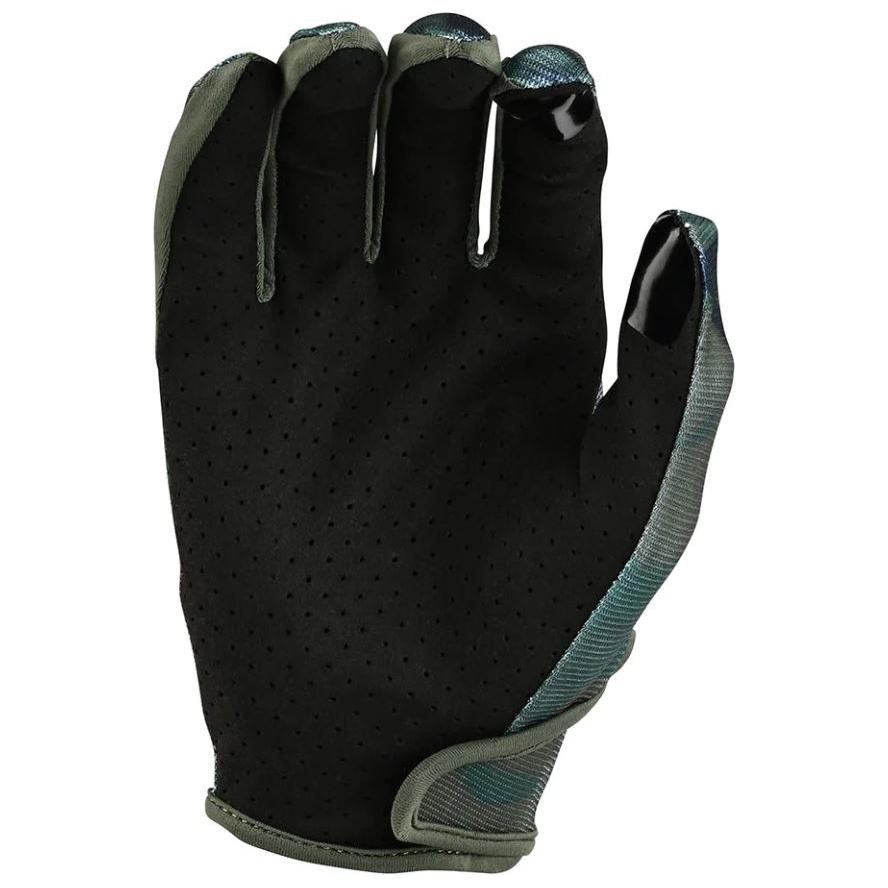 Troy Lee Designs Flowline Textile Gloves Brushed Camo Army FREE 1 YEAR Returns, FREE UK Delivery | ThrottleChimp