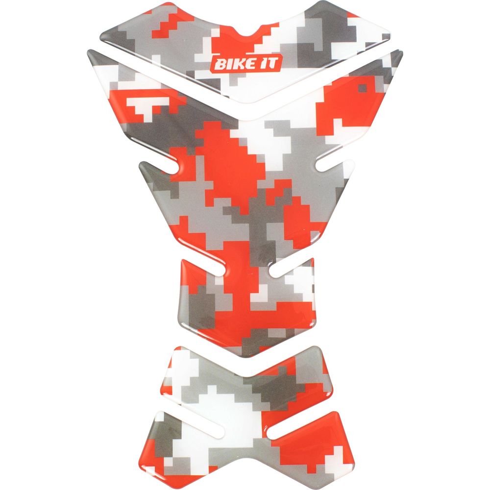 Bike It Urban Camo Spine Tank Pad Red FREE 1 YEAR Returns, FREE UK Delivery | ThrottleChimp