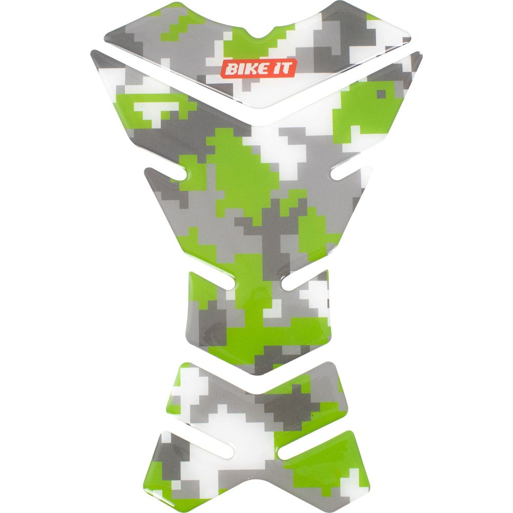 Bike It Urban Camo Spine Tank Pad Green FREE 1 YEAR Returns, FREE UK Delivery | ThrottleChimp