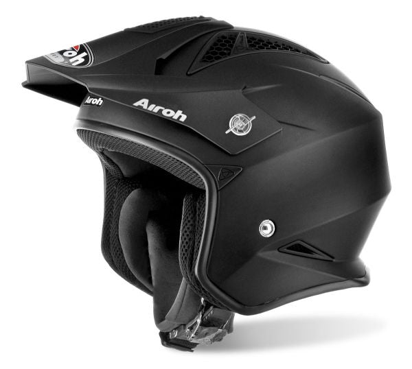 Airoh TRR S Color Trials Helmet Matt Black FREE 1 YEAR Returns, FREE UK Delivery | ThrottleChimp