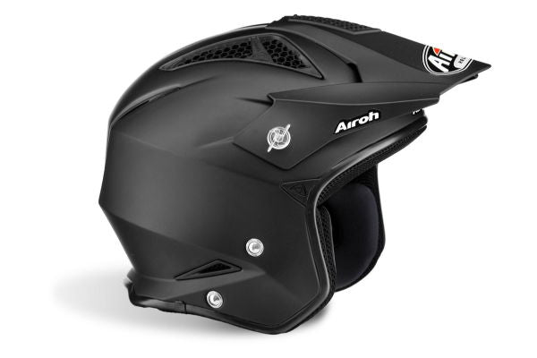 Airoh TRR S Color Trials Helmet Matt Black FREE 1 YEAR Returns, FREE UK Delivery | ThrottleChimp