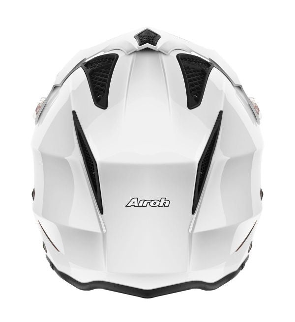Airoh TRR S Color Trials Helmet Gloss White FREE 1 YEAR Returns, FREE UK Delivery | ThrottleChimp