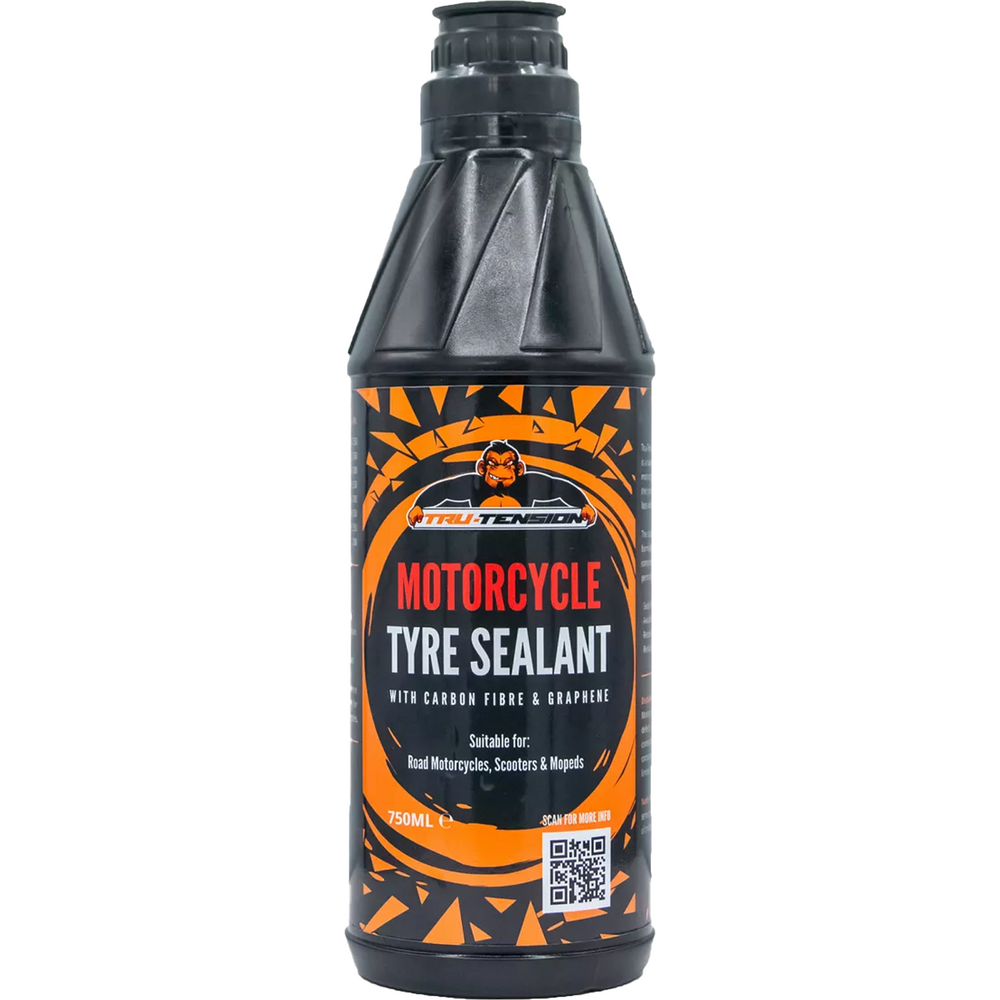 Tru-Tension Carbon Fibre Motorcycle Tyre Sealant FREE 1 YEAR Returns, FREE UK Delivery | ThrottleChimp