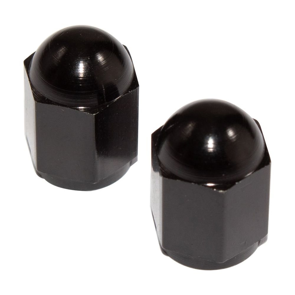 Bike It Hexagon Valve Caps Black FREE 1 YEAR Returns, FREE UK Delivery | ThrottleChimp