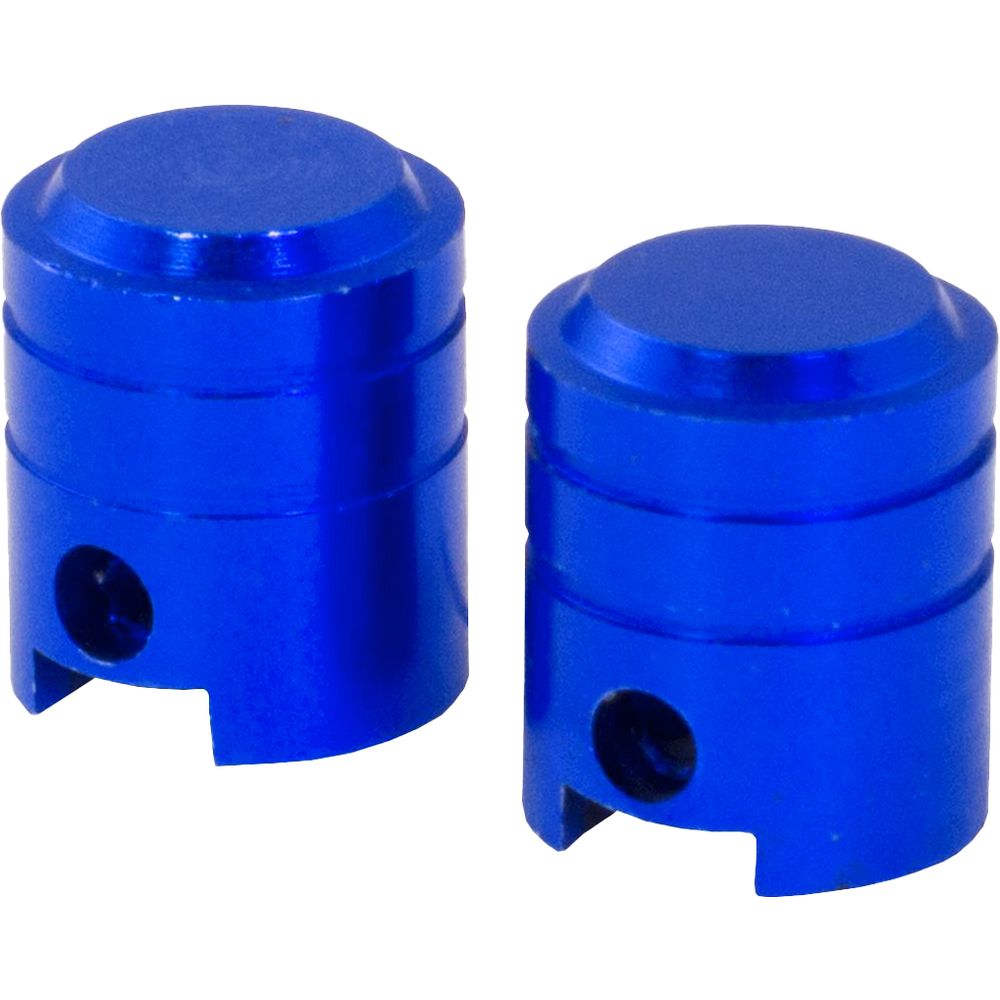 Bike It Small Piston Valve Caps Blue FREE 1 YEAR Returns, FREE UK Delivery | ThrottleChimp