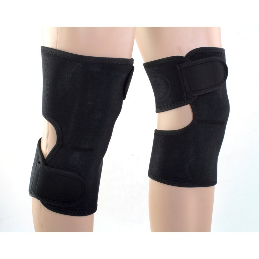 Bike It Neoprene Knee Warmers Velcro Fitting FREE 1 YEAR Returns, FREE UK Delivery | ThrottleChimp