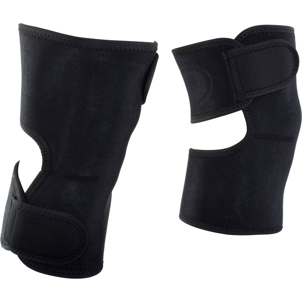 Bike It Neoprene Knee Warmers Velcro Fitting FREE 1 YEAR Returns, FREE UK Delivery | ThrottleChimp