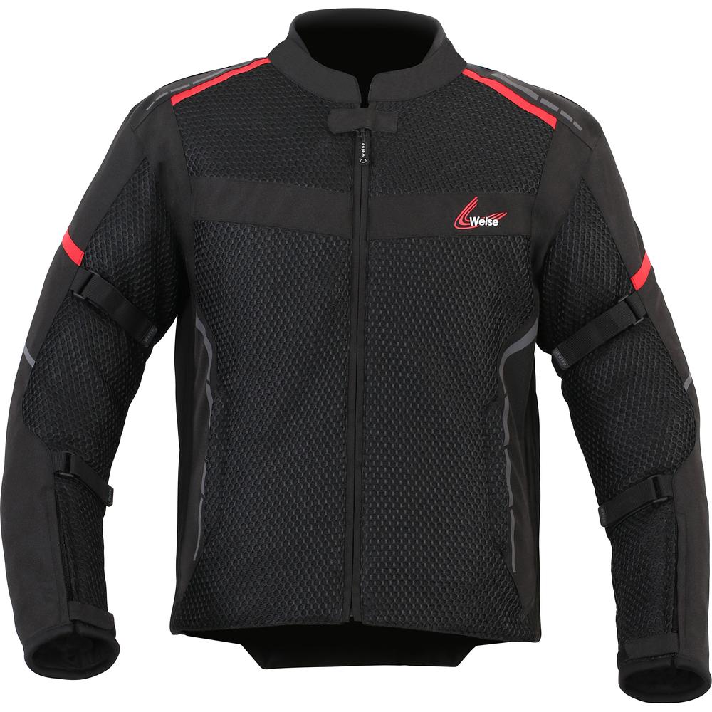Weise Hive Mesh Textile Jacket Black FREE 1 YEAR Returns, FREE UK Delivery | ThrottleChimp