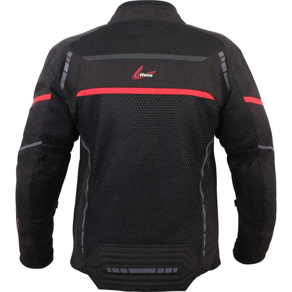 Weise Hive Mesh Textile Jacket Black FREE 1 YEAR Returns, FREE UK Delivery | ThrottleChimp