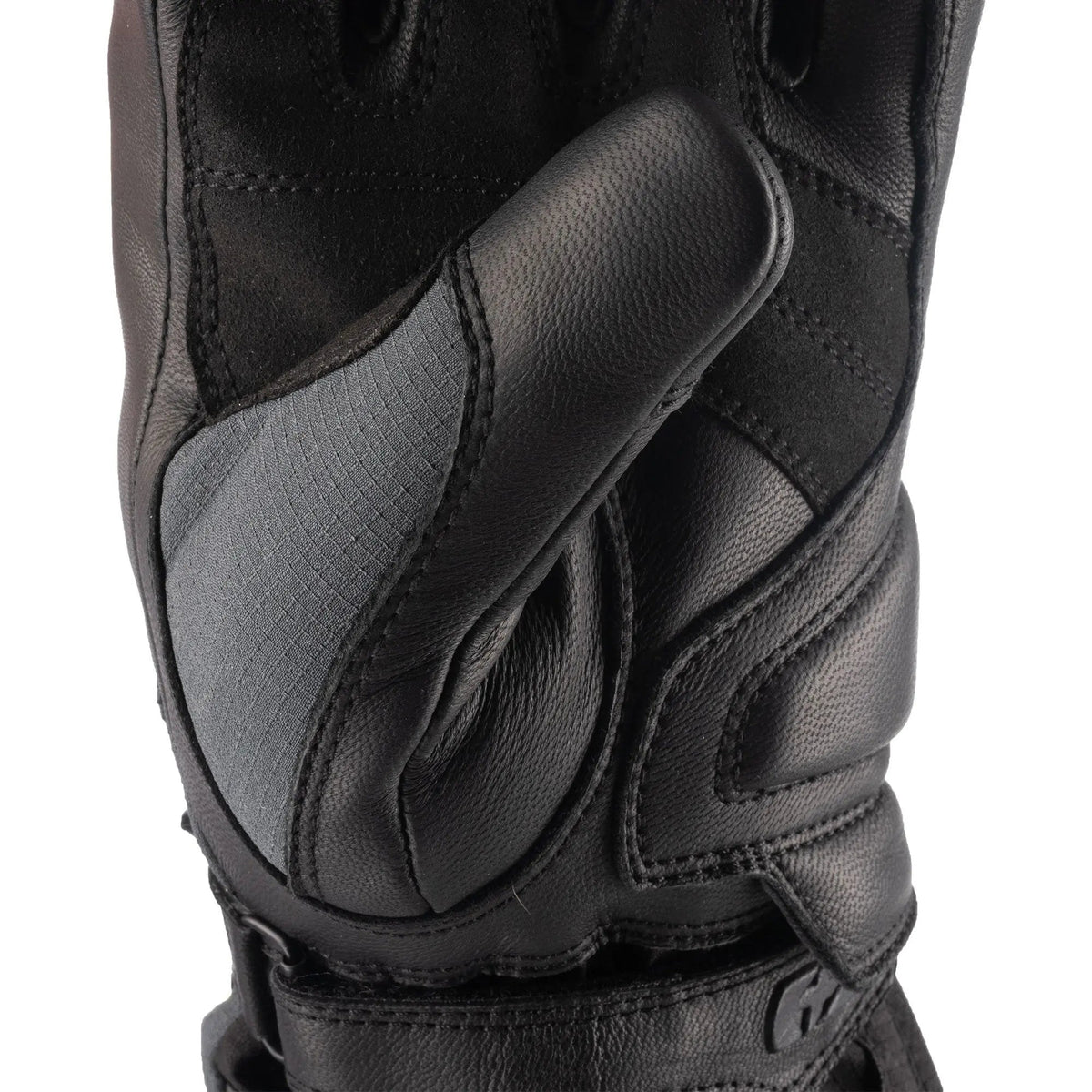 Oxford Vancouver 2.0 D2D Leather & Textile Gloves Black / Green / Yellow