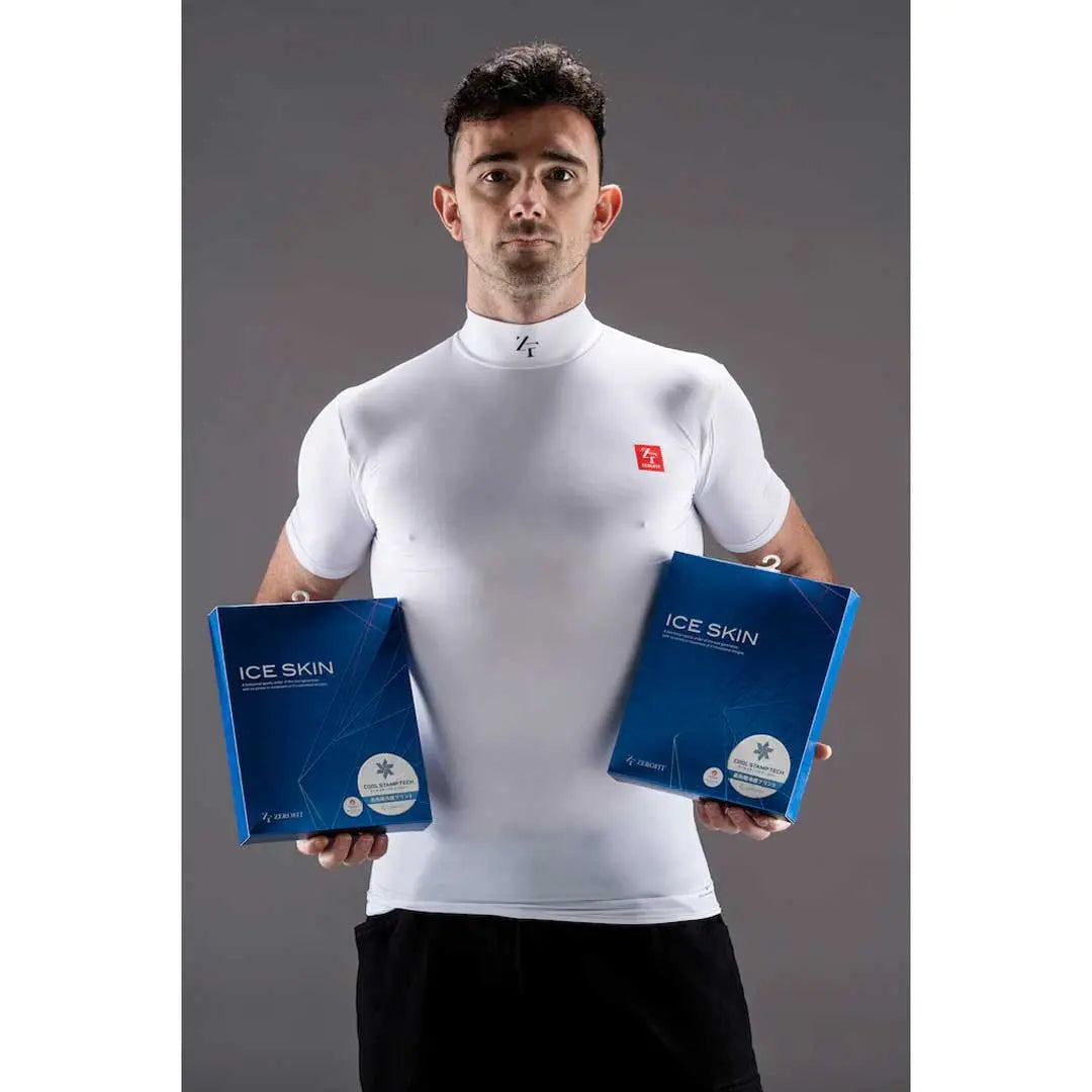 ZeroFit IceSkin Short Sleeves Base Layer T-Shirt White