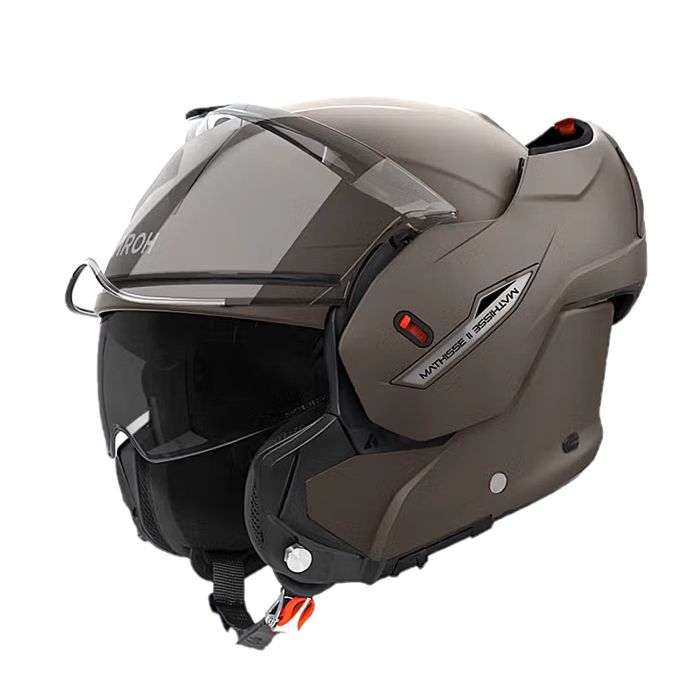 Airoh Mathisse 2 Flip Up Helmet Color Matt Bronze FREE 1 YEAR Returns, FREE UK Delivery | ThrottleChimp