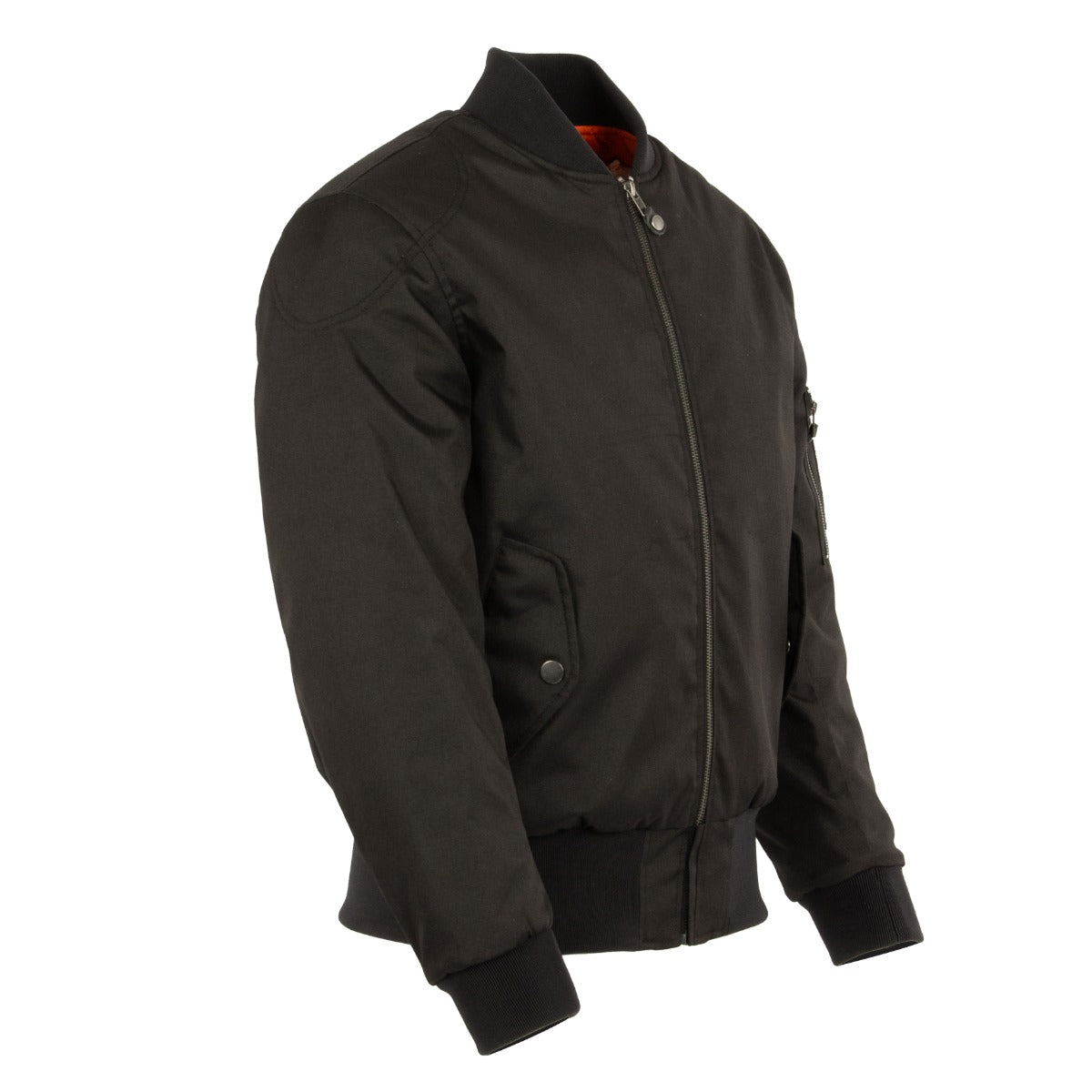 Spada Airforce MA1 CE Waterproof Bomber Textile Jacket Black