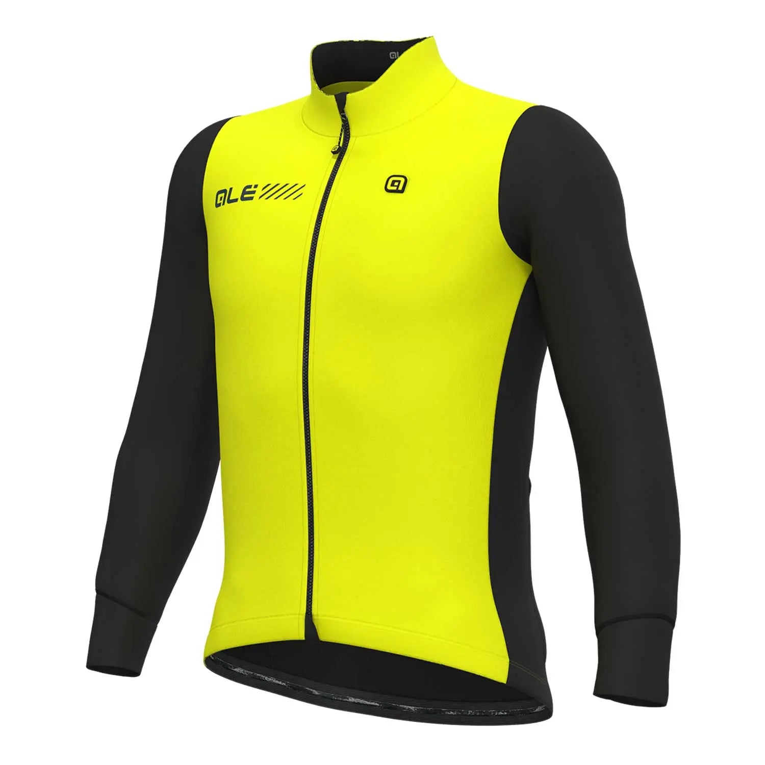 Ale Clothing Fondo 2.0 Solid Cycle Jacket Yellow - FREE 1 YEAR Returns, FREE UK Shipping | ThrottleChimp