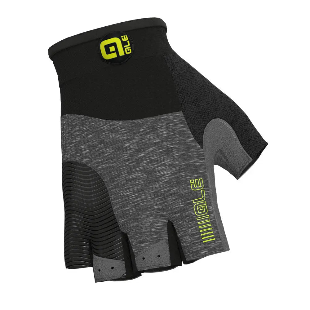 Ale Clothing Comfort Summer Cycle Mitts Grey / Yellow - FREE 1 YEAR Returns, FREE UK Shipping | ThrottleChimp