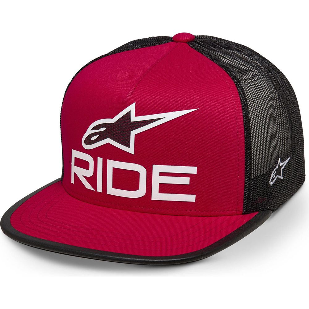 Alpinestars Ride 4.0 Trucker Cap Red / Black / White FREE 1 YEAR Returns, FREE UK Delivery | ThrottleChimp